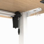 Ergonomický stůl s plynulou regulací výšky 120x60cm, melamin, dub, LT-H2210 OAK