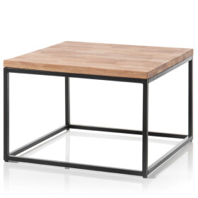 Konferenční stolek Devon (čtverec, hnědá, masiv)