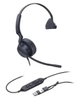 Yealink UH44 Mono (MS Teams) černá / Mono náhlavní souprava / mikrofon / USB-C USB-A / kabel 2,15 m (UH44MonoTeamsUSB-C/A)