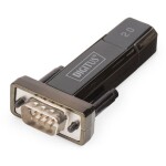 Digitus USB 2.0, sériový adaptér [1x USB 2.0 zástrčka A - 1x D-SUB zástrčka 9pólová] DA-70167 0.80 m pozlacené kontakty, s USB