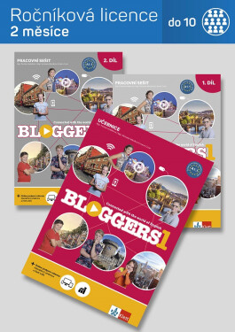 Bloggers 1 – digitální licence - učeb. s ps – ročníková &lt;10 žáků (2 měsíce)