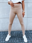 Dámské legíny LOOK ME camel Dstreet UY1620 XL