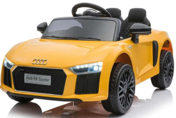Mamido Dětské elektrické autíčko Audi R8 Spyder žluté
