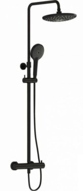 Sprchový systém VITRA s termostatickou baterií černá mat A4720536EXP A4720536EXP