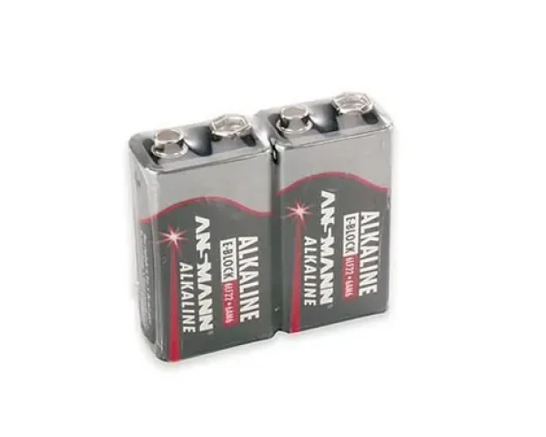 Ansmann 9V-Block red-line / Alkalická baterie / 9V / 2 ks (5015591)