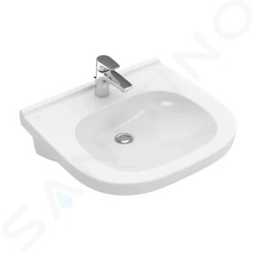 VILLEROY & BOCH - ViCare Umyvadlo Vita 610x550 mm, bez přepadu, otvor pro baterii, alpská bílá 41196101