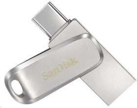 SanDisk Ultra Dual Drive Luxe 32 GB stříbrná / Flash Disk / USB-A 3.0 USB-C 3.0 / čtení: 150 MBs (SDDDC4-032G-G46)