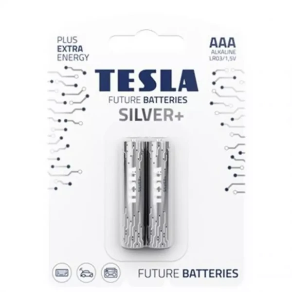 Baterie Tesla AAA Silver+ ks