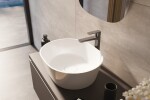 Vysoká umyvadlová baterie SAT Feel bez výpusti černá matná SATBSFEEL285C SATBSFEEL285C