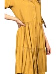 HOSH Dámské košilové šaty FATE Velikost: XL/XXL, Barva: Starorůžová