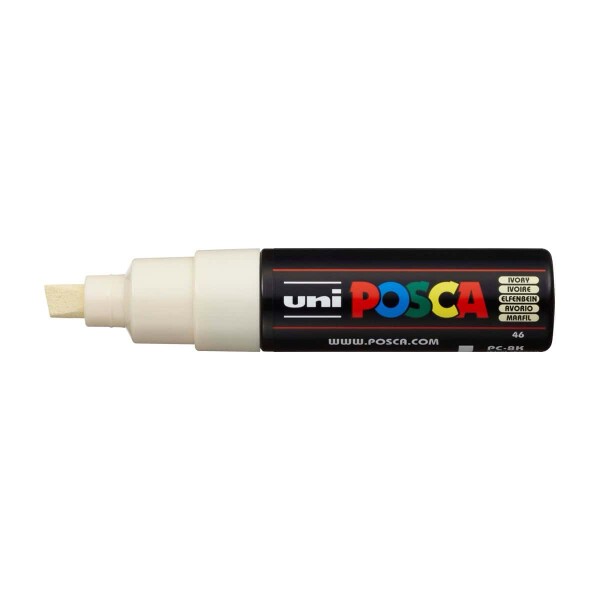 Uni Posca PC-8K akrylový popisovač hrot 8 mm ivory 46