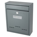 Poštovní schránka antracitová, 260x90x310mm, RADIM M.