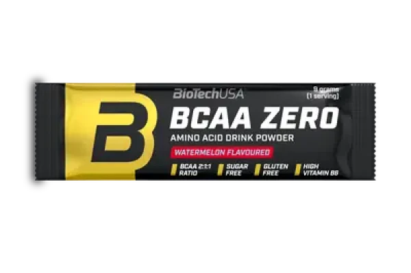 BioTech BCAA Zero / Aminokyselinový doplněk / vodní meloun / sypký / 9 g