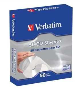 Verbatim papírové obaly na CD a DVD / Obal / 50 ks (49992)