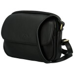 Luxusní dámská kožená crossbody kabelka Katana Dayana, černá