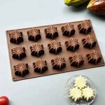 Dortisimo Silikonová forma na pečení/na mražené dezerty Hvězdy (na 15 ks) 16,5 cm