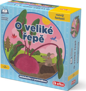 O veliké řepě - skládačka s pohádkou - Efko