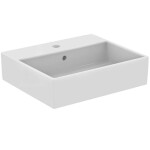 IDEAL STANDARD - i.Life B Umyvadlo na desku 50x42 cm, s přepadem, s otvorem na baterii, bílá T573701