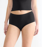 SLOGGI GO SENSE - 2 ks bezešvé kalhotky s vysokým pasem z mikro modalu Sloggi BLACK XL