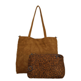 Elegantní dámská shopper taška 2v1 Rimela, hnědá