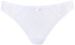 Dámské luxusní tanga V-10218 bílé - Axami M