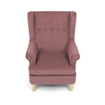 Křeslo ušák, růžová látka, AK-388 PINK2