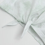 Tričko s krátkým rukávem a vázáním- světle zelené - 134 MIX