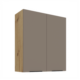 Horní skříňka Aria 80 G-90 2F Barva korpusu: Dub artisan, Barva dvířek: TA - Sandgrau AFM