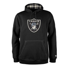 New Era Pánská mikina Las Vegas Raiders NFL Plaid 2024 3rd Down Hoodie Velikost: S