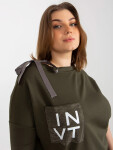 Dámská halenka EM BZ HW 20 478.42P Khaki tmavě zelená - FPrice XL khaki-tm.Zelená