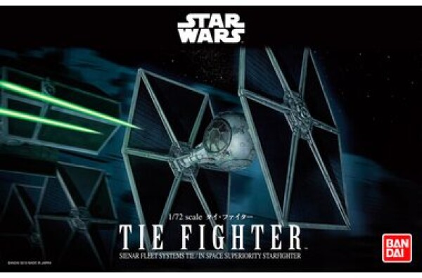 Bandai Model Kit Plastic SW 01201 TIE Fighter 1:72