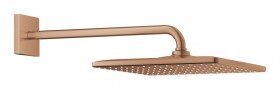 GROHE - Rainshower Hlavová sprcha 310 Mono Cube 9,5 l/min, 1 proud, sprchové rameno 42 cm, kartáčovaný Warm Sunset 26564DL0