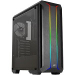 AeroCool Skyline ARGB V1 černá / PC skříň / ATX / 2x USB 3.0 + 2x USB 2.0 / Bez zdroje / průhledná bočnice (ACCM-PV39012.11)