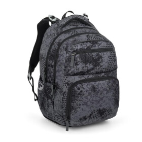 Bagmaster školní dvoukomorový batoh ZIPSTER 25 B – šedý