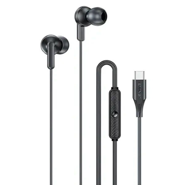 AWEI PC-25T černá / Sluchátka do uší / USB-C / drátová (PC-25T)