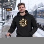 Fanatics Pánská mikina Boston Bruins NHL Primary Logo Graphic Hoodie Velikost: S