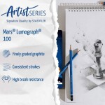 Staedtler Mars Lumograph 100 G6 sada 6 grafitových tužek, kovové