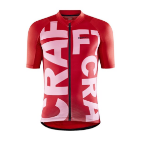 Pánský cyklistický cyklodres CRAFT ADV Grap červená růžovou