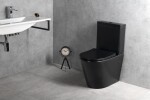 SAPHO - PACO WC sedátko, SLIM, Soft Close, Easy Take, černá mat PCS1012B
