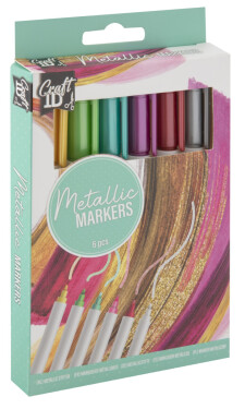 Fixy metalické 6 ks - Craft Creative