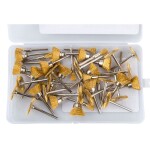 EXTOL PREMIUM 903761 Nástavce na brusku, kartáče pomosaz., sada 45ks, st. 3,2mm