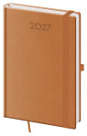 Týdenní diář 2027 Helma A5 Print Plus přírodně hnědý