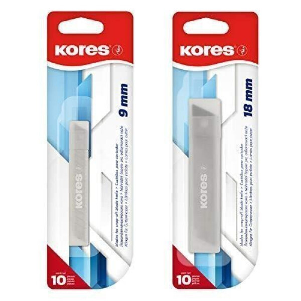 Náhradní čepel pro odlamovací nůž 18 mm (10 čepelí v plastovém pouzdru)