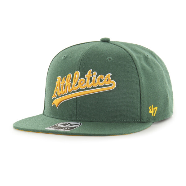 47 Brand Pánská kšiltovka Oakland Athletics MLB No Shot Script Under ’47 CAPTAIN
