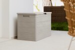 TOOMAX WOODYS zahradní plastový úložný box 160 L - světle šedá