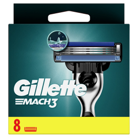 Gillette Mach3 Náhradní Holicí Hlavice Pro Muže, Náhradních Holicích Hlavic