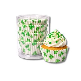 Dortisimo Košíčky na mini muffiny se zelenými květinami (100 ks)