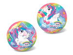 Míč Malý jednorožec/Little unicorn nafouknutý 23cm v síťce