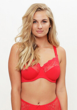 Dámská podprsenka LingaDore 1400-5 Červená 80 D