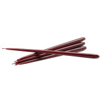 Stoff Nagel Vysoká svíčka STOFF Nagel by Ester&Erik Burgundy Red – set 6 ks, červená barva, vosk
